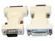 Adapter Cable DVI-I Digital Female to HD15 Male WHITE