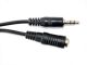 12foot 3.5mm Stereo Audio Extension Cable M/F, Black