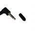 3.5mm Audio Male Cable End Cover Cap, Soft PVC, Black