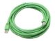 10'  GREEN Cat5e 350Mhz UTP Patch Cable Molded Boots GREEN