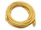 25'  YELLOW Cat5e 350Mhz UTP Patch Cable Molded Boots YELLOW