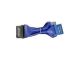 Blue 24in Dual IDE ATA133/100/66/33 Round Shielded Cable