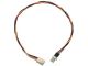 Fan Power Extension Cable 3pin Male / Female , 14 inch