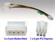 PCI Express Converter Cable 4Pin(HD MALE)x2 to 6Pin PCIE