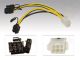 Athena Power CABLE-YPCIE628 PCI-E Y Split to Two 2.0 8 (6 2)