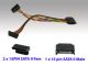 SATA2 (M) 15pin  Y-Cable Convert to 2 x SATA2 15pin (F) 8 in