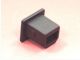 USB Protective Cap / Cover for Type B Jacks Flush Face BLACK