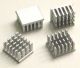 Silver MOSFET / Ramsink Memory Heatsinks, SINGLE PIECE