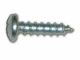 Extra Long Fan Screws, Silver, Set of Four