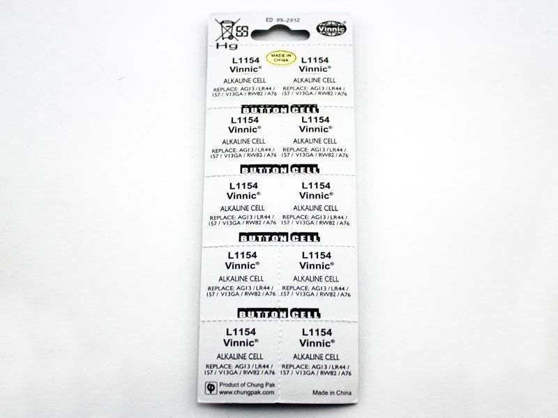 Primary Button Cell(L1154F), Batteries