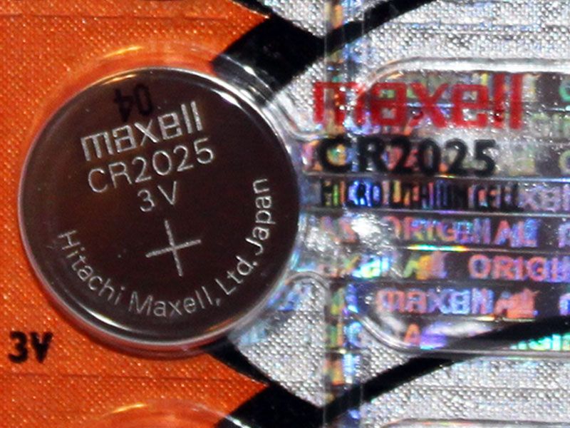 Rechazo El propietario hueco Maxell CR2025 3V Lithium Coin Battery Blister Pack Single Cell