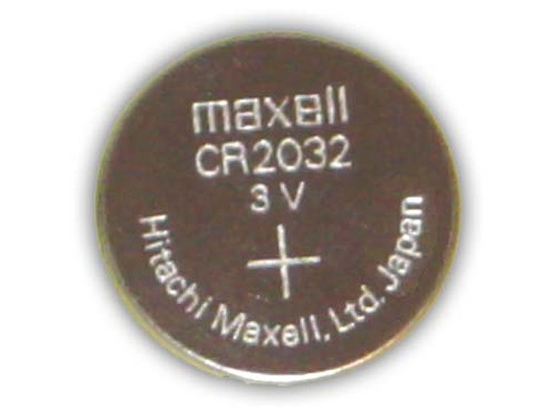 Maxell CR2032 3V Lithium Coin Battery for Motherboard Clock, Bulk Tray