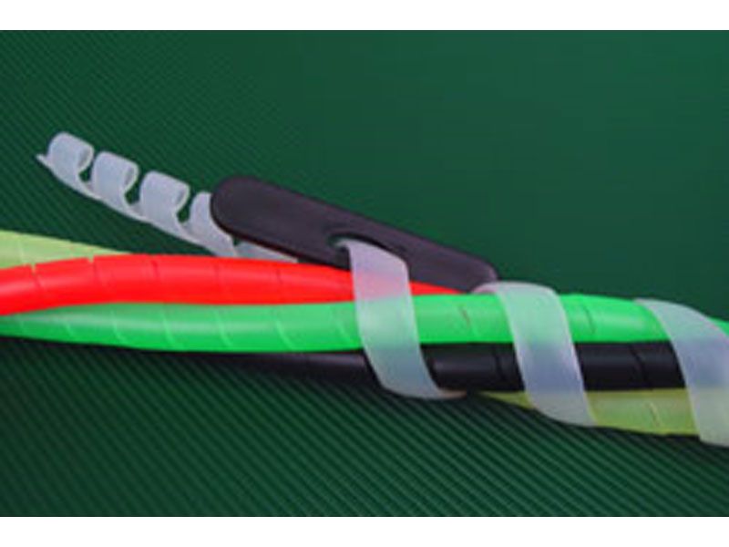 Yellow UV Reactive Neon Spiral Wrap 3 8in OD Price per ft