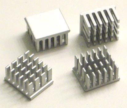 NA 20 Pieces Aluminum heatsink 11 mm x 11 mm x 5 mm for Memory chipset 