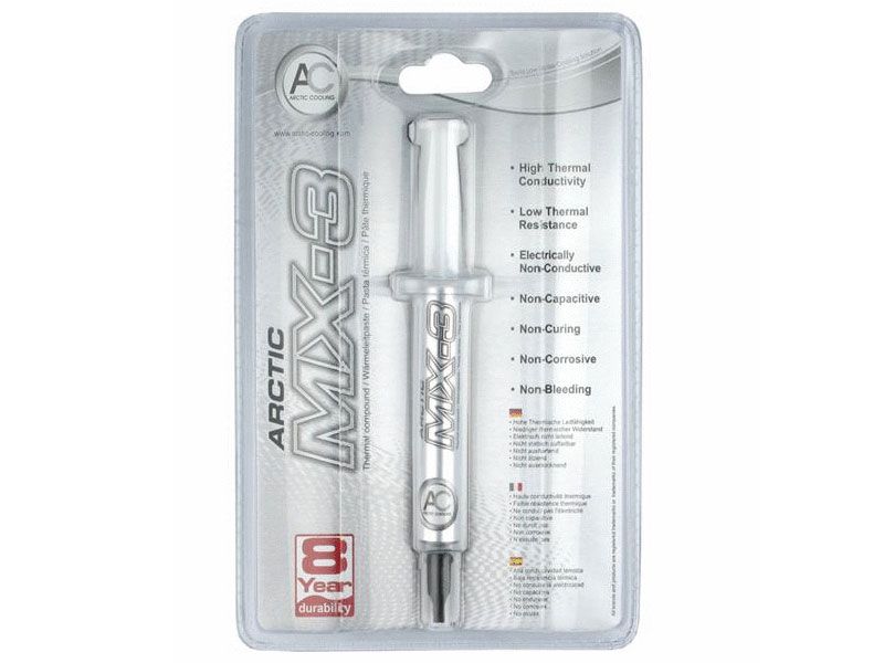 Arctic Cooling MX-3 Thermal Compound, 4g Syringe Retail
