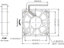 Orion Fan OD5210-12HB 52mm x 10mm Ball Bearing High RPM 2pin