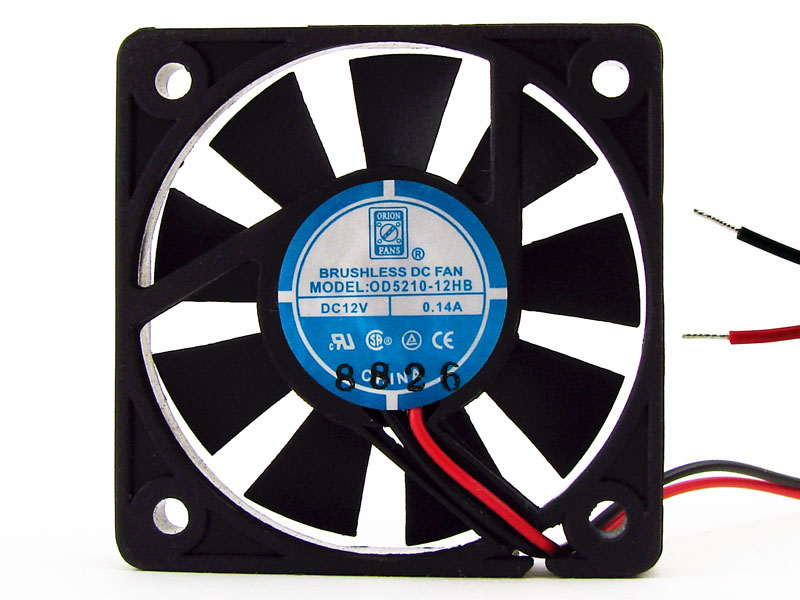 Orion Fan OD5210-12HB 52mm x 10mm Ball Bearing High RPM 2pin