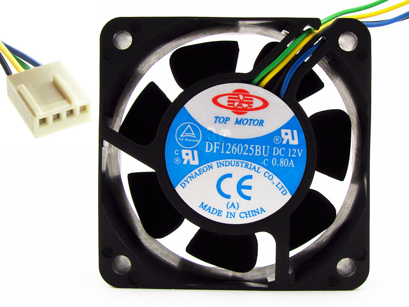 [FA60TM3BUP] Top Motor PWM Fan 60mm x 25mm Ultra high Speed 8000 RPM 43.49 CFM 52.10 dBA