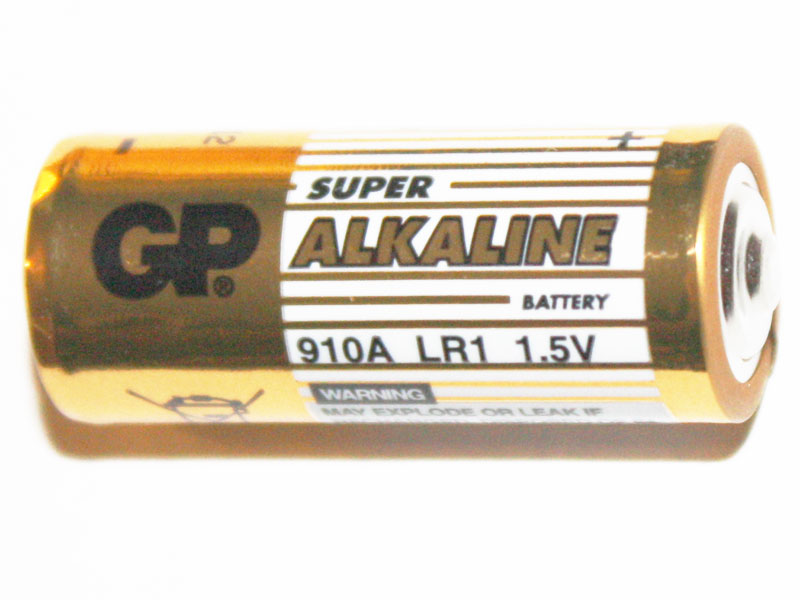 GP "N" Size, LR1, 910A-C2 1.5V Alkaline Battery, Single Cell