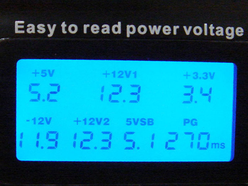 [ACTO01PST3] PST-3 Digital Power Supply Tester 20/24pin 4p 8p FDD SATA