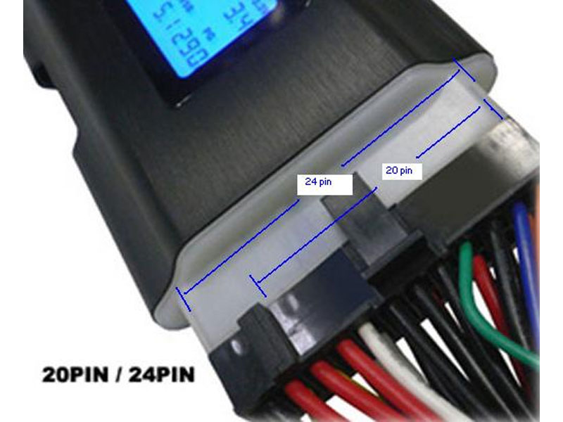PST-3 Digital Power Supply Tester 20/24pin 4p 8p FDD SATA