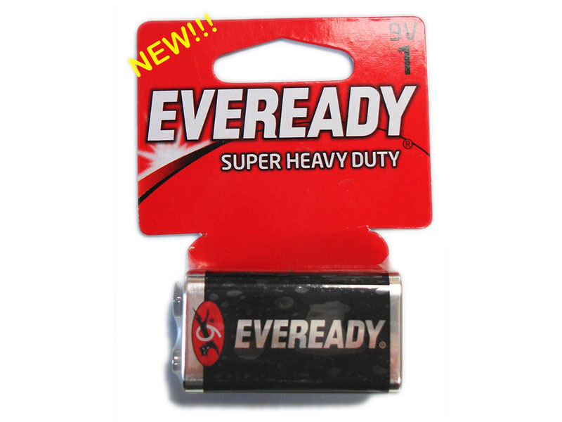 [BAHDEV9V] Eveready 9V Super Heavy Duty Battery 1 Pack Retail