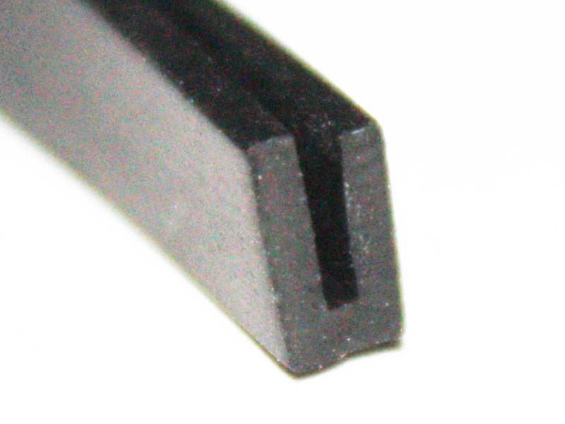 U or C-Strip Rubber Window / Fan Molding, Priced Per Foot