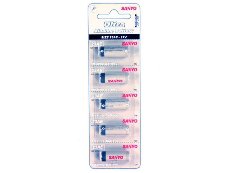 [BAALSA23AE] Sanyo 23AE / A23 / V23GA / MN21 12V Ultra Alkaline Battery
