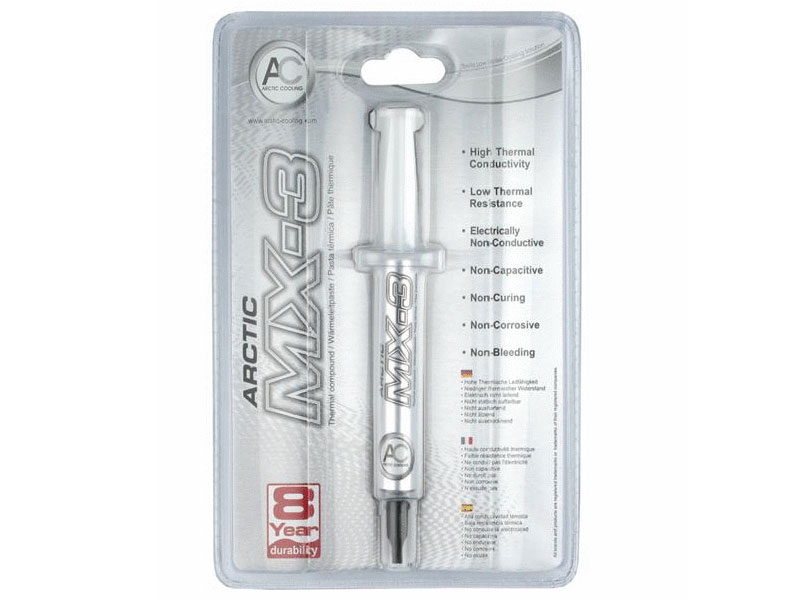 [COTIACMX3] Arctic Cooling MX-3 Thermal Compound, 4g Syringe Retail