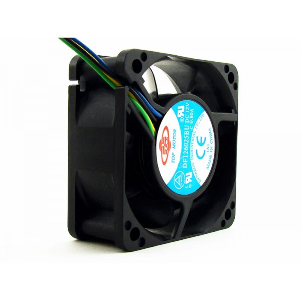 Top Motor PWM Fan 60mm x 25mm Extra Low Speed 5000 RPM 26.45 CFM