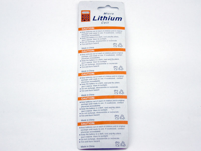 CR2025 3V Lithium Coin Cell Battery