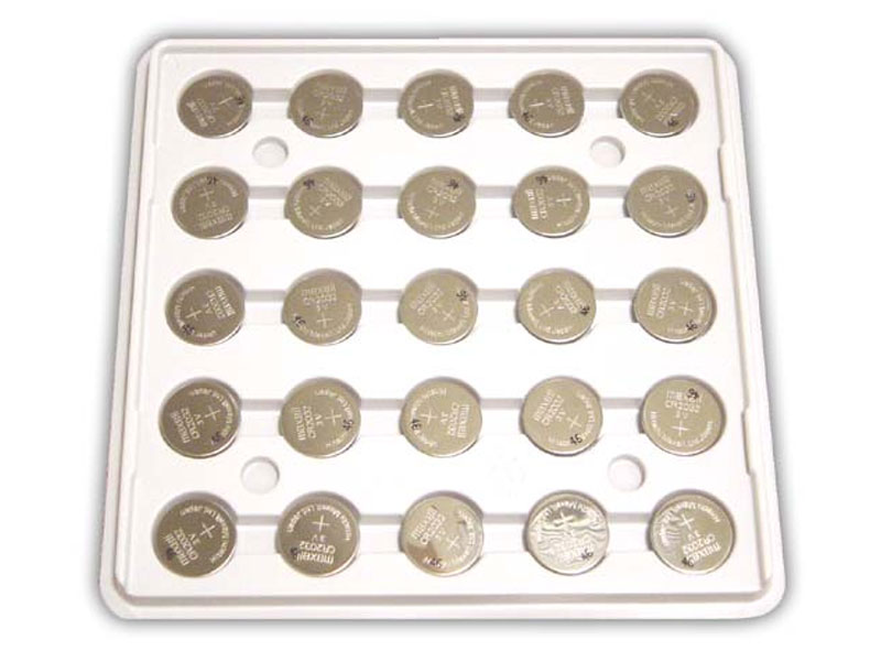Maxell CR2032 3V Lithium Coin Battery for Motherboard Clock, Bulk Tray