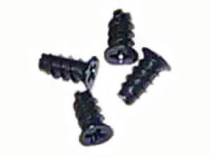 [FAAC01SBK4] BLACK Fan Screws for 80mm/92mm/120mm Fans and Grills, 4 pcs
