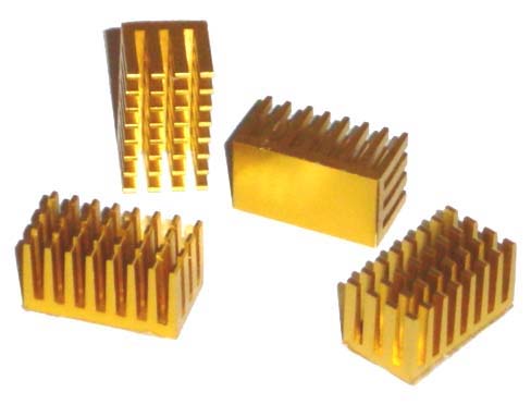 [COMEDYGRS] XL Gold MOSFET / Ramsink Memory Heatsink, SINGLE PIECE