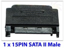 [CBPOATES16] Athena Power CABLE-ESATA16 16" SATA II 15PIN Linear Splitter Extension
