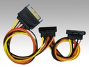 Athena Power CABLE-ESATA16 16" SATA II 15PIN Linear Splitter Extension