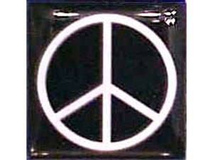 [CABANTPEA] Case Badge, Peace Symbol