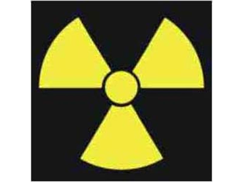 [CABANTRAD] Case Badge, Radioactive 1 - Yellow on Black