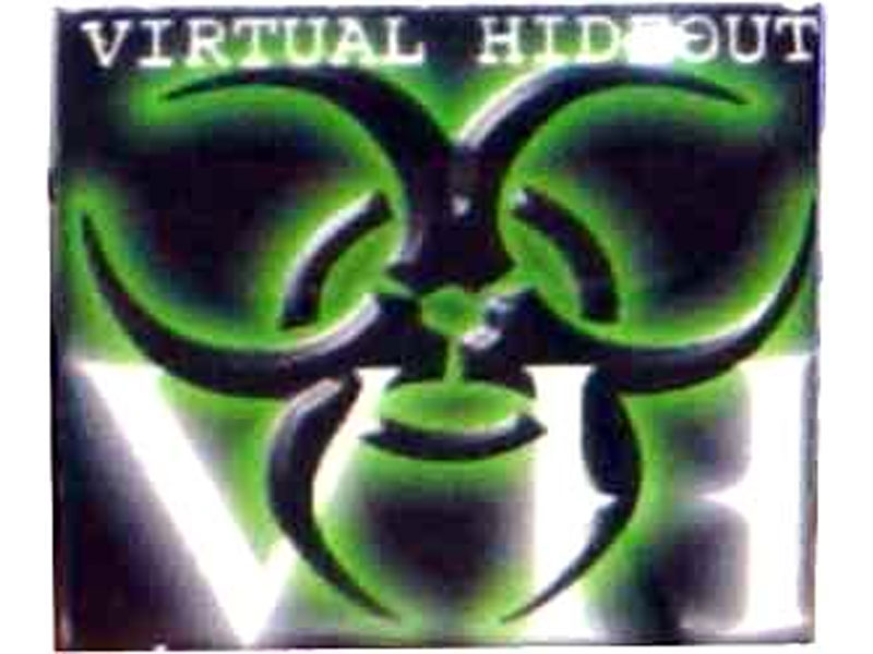 [CABANTVH1] Case Badge, Virtual Hideout - Logo 1- Bio
