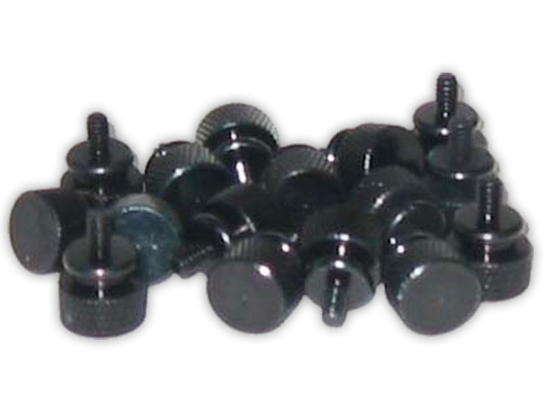 [CACP01ALTBK] Black Extra-Large Anodized Aluminum Thumbscrews, Price Per