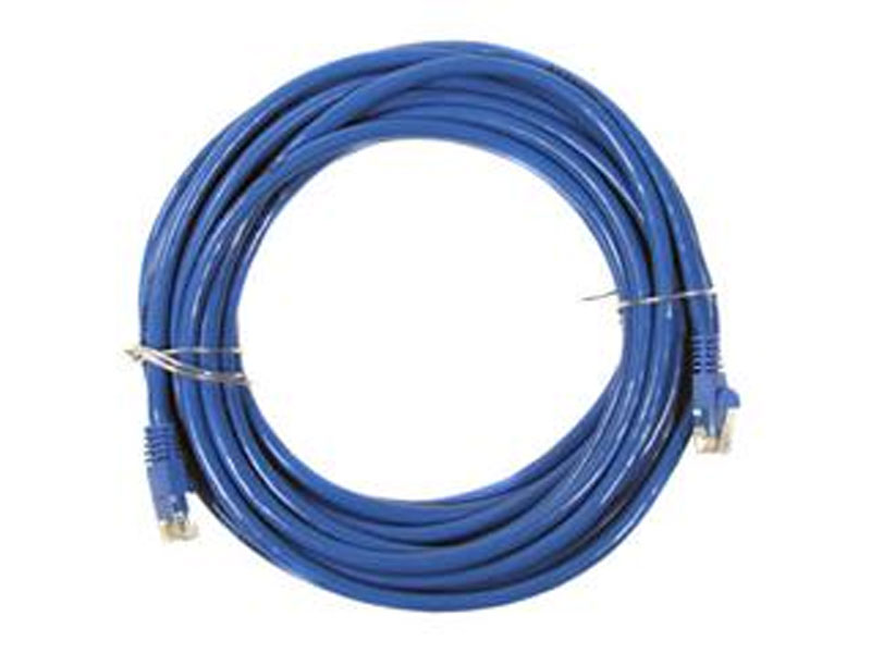 [CBC50125BU] 25'  BLUE Cat5e 350Mhz UTP Patch Cable Molded Boots BLUE