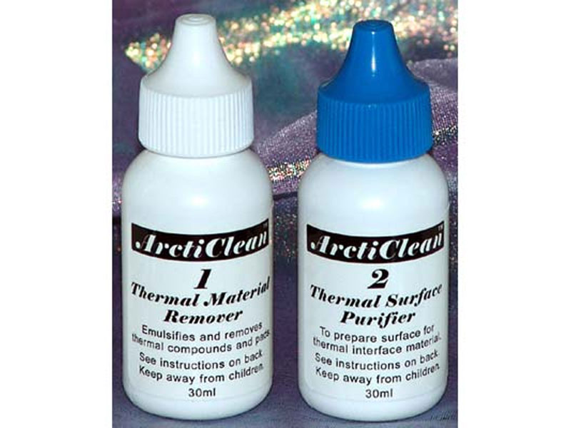 [COTIASAC30] Arctic Silver ACN-60ML ArctiClean 1 & 2 Cleaner Purifier 2 x 30ml Set