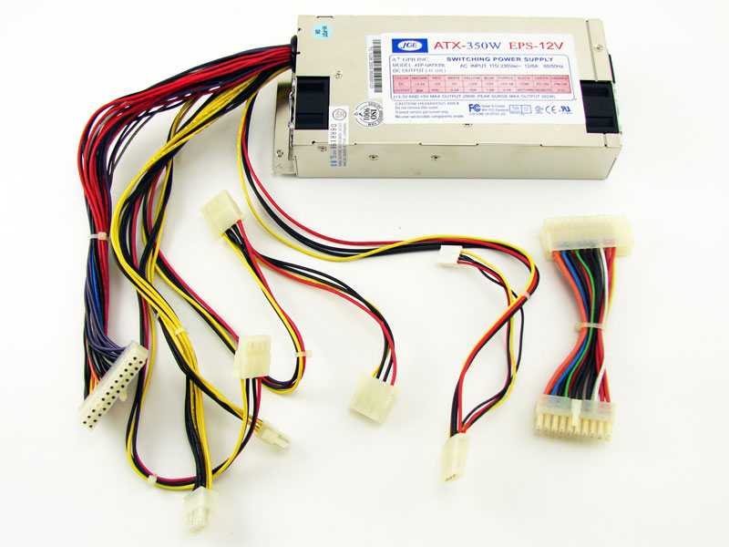 Athena 1U IPC Low-Profile 350Watt Power ATX EPS 20 24 pin