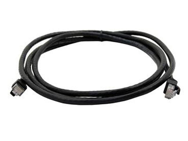 [CBC60107BK] 7' BLACK Cat6 RJ45 550MHz UTP Patch Cable Molded Boots BLACK