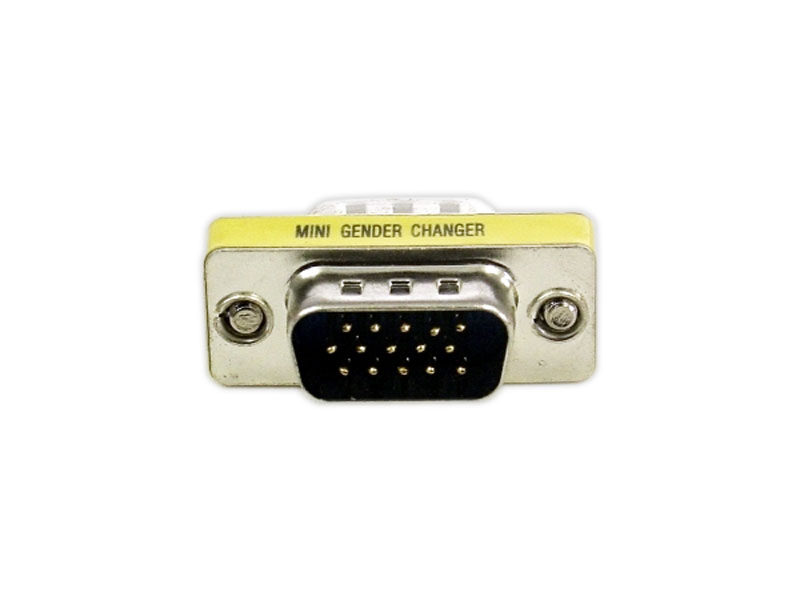 [CBAD0115MM] HDB15 Slim Gender Changer HD15 Male - Male