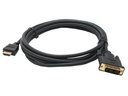 9.9ft 3M HDMI to DVI Cable M-M, Black