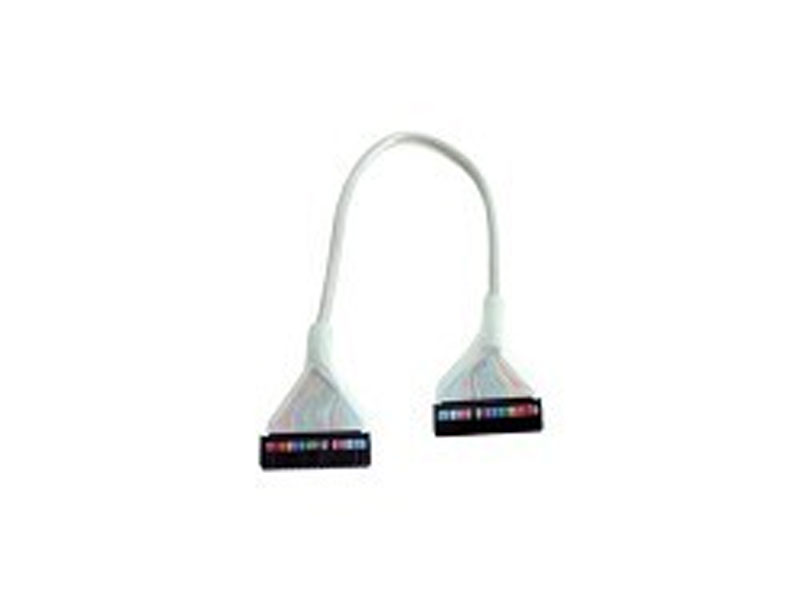 [CBID01122GW] Glow-In-the-Dark Silver Braided 12in Single IDE ATA133 Cable