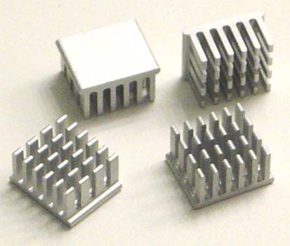 [COMEDYSRS] Silver MOSFET / Ramsink Memory Heatsinks, SINGLE PIECE