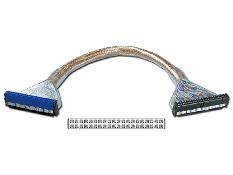 [CBID01182GD] Copper Clearcoat 18in Single IDE ATA133 Round Cable