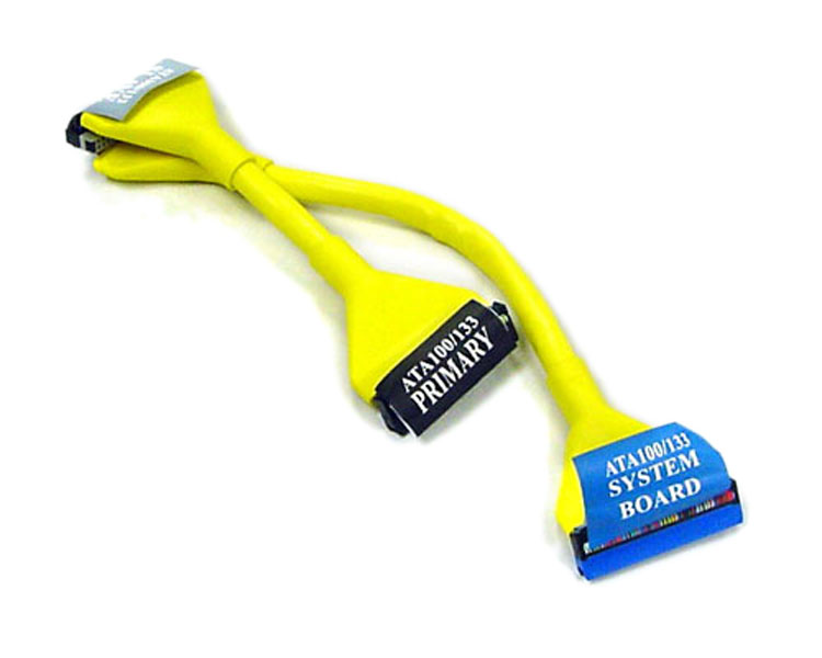 [CBID01363YE] Yellow 36in Dual IDE ATA133/100/66/33 Round Shielded Cable